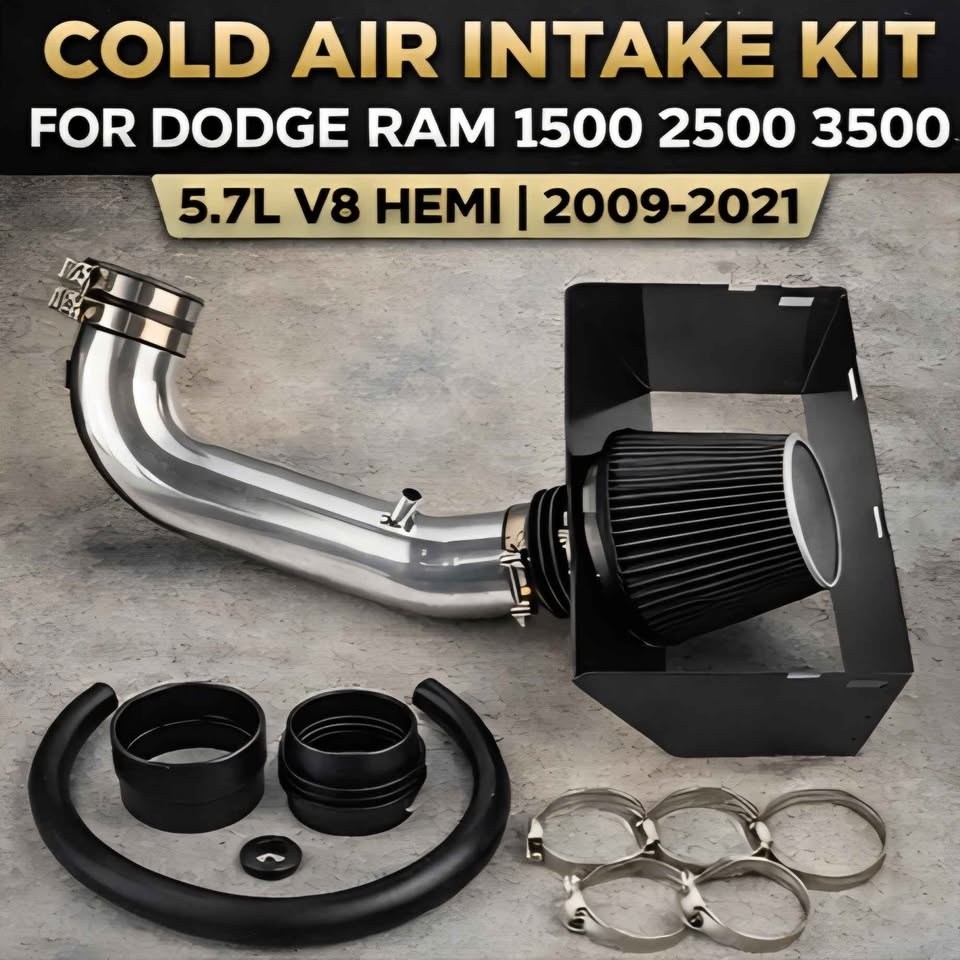 Cold Air Intake Kit w/ Heat Shield for Ram 1500 2500 3500 5.7L H - photo 3