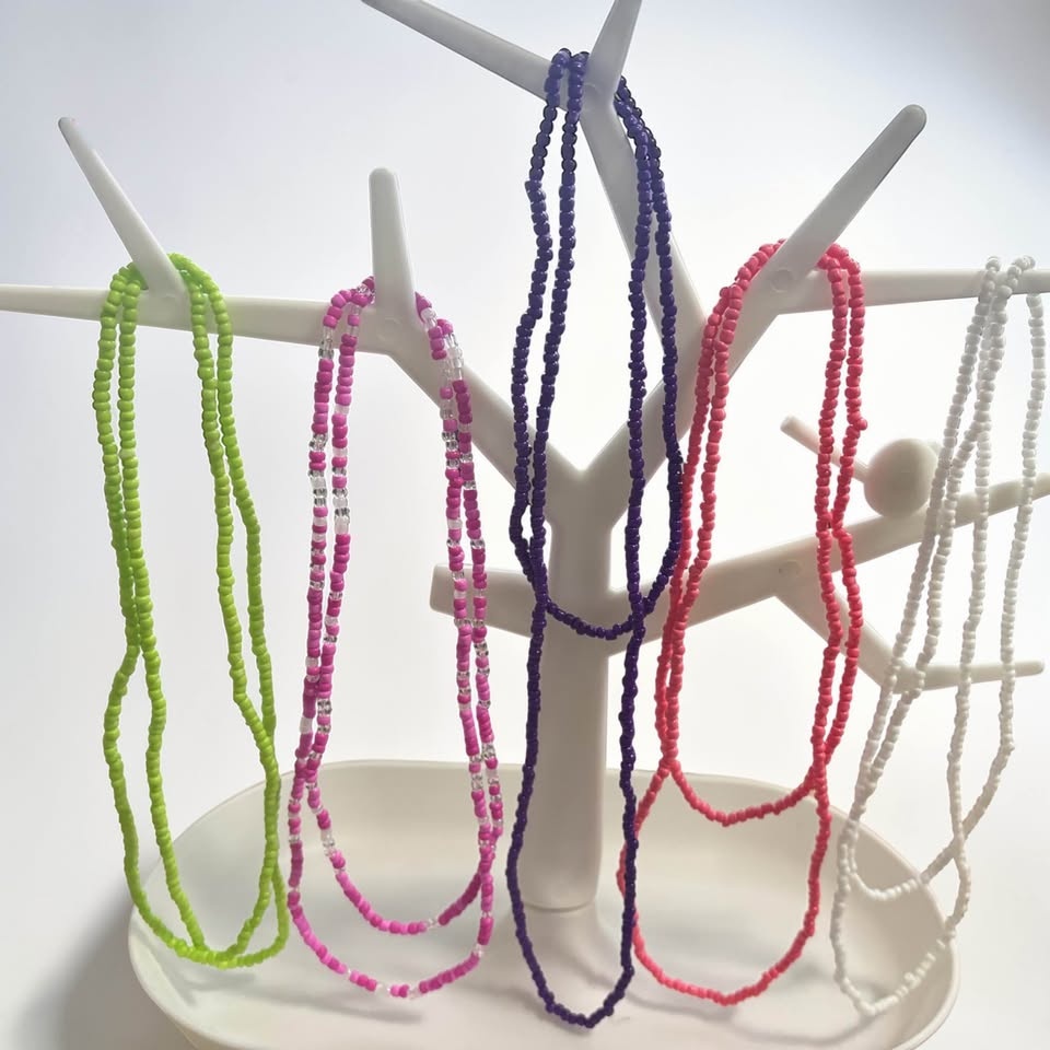 The Wanderlight Necklace – Soft Bohemian Beads in Luxe Hues - photo 4