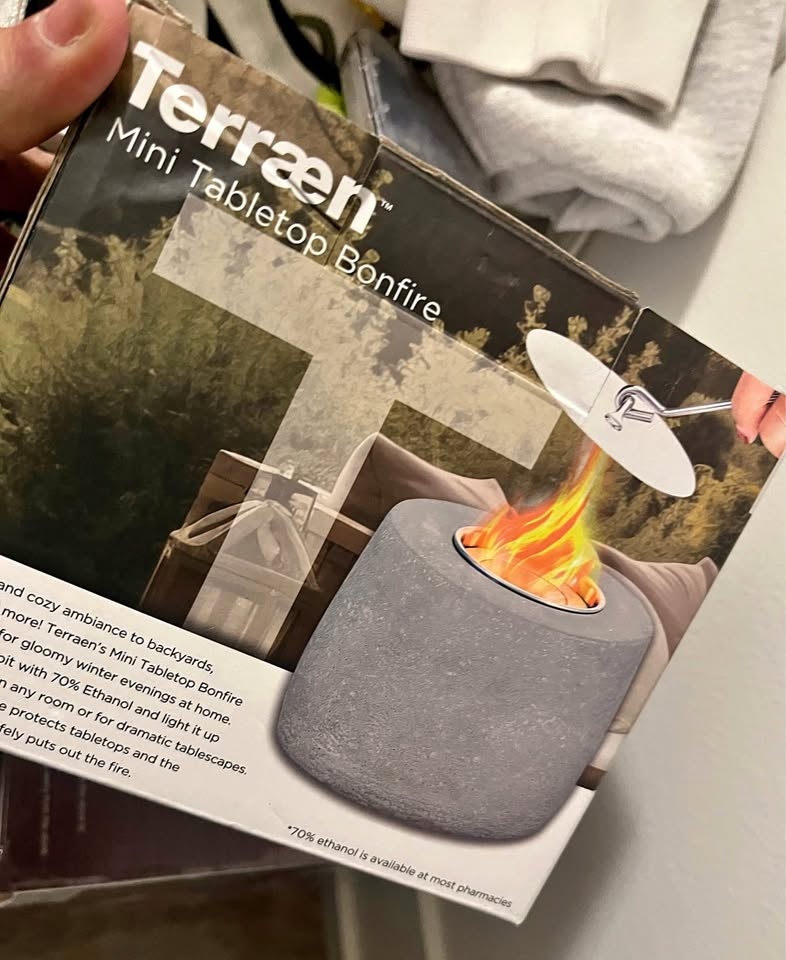 Terraen Mini Tabletop Bonfire