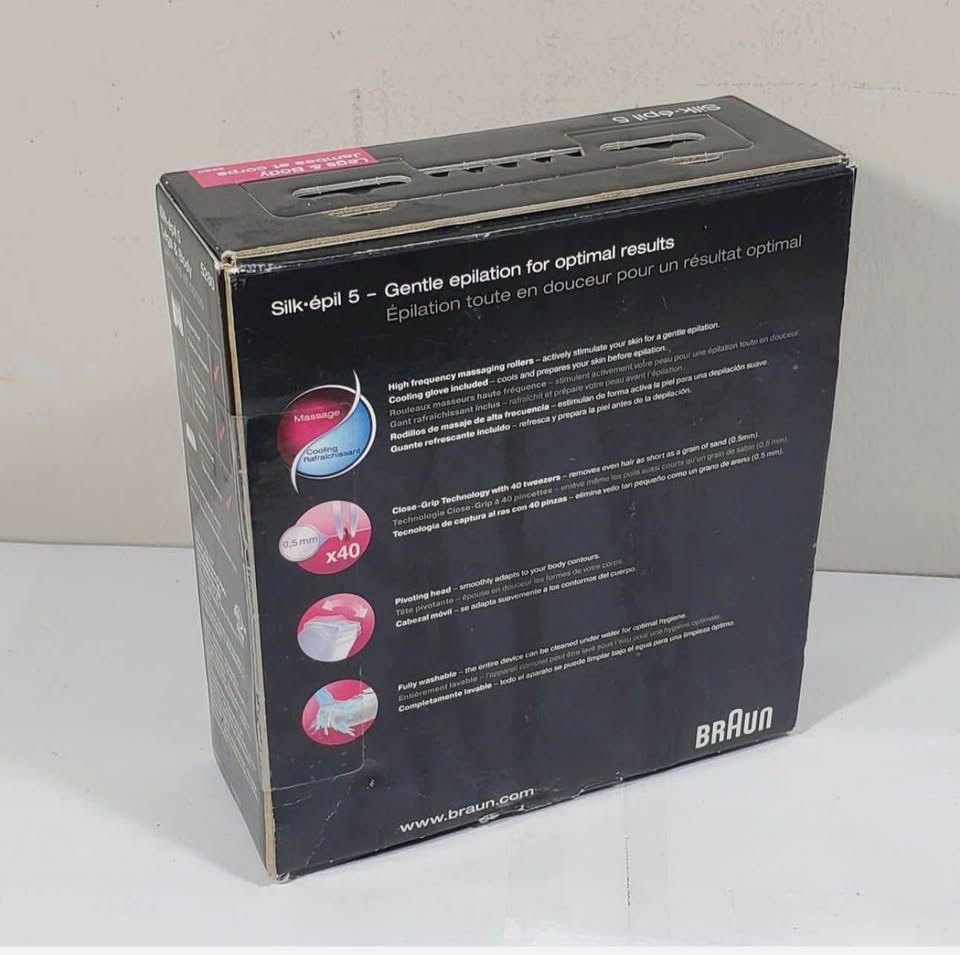 New in box Braun epilator silk épil 5 - photo 2