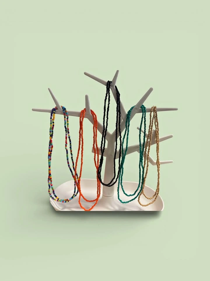 The Wanderlight Necklace – Soft Bohemian Beads in Luxe Hues