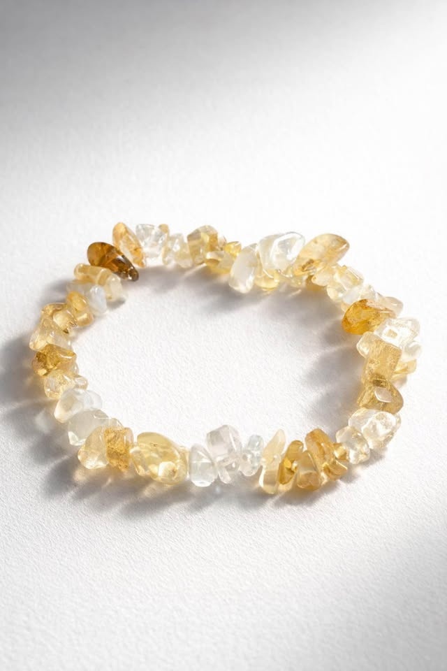 Citrine Chip Bracelet – Joy, Abundance & Bright Energy