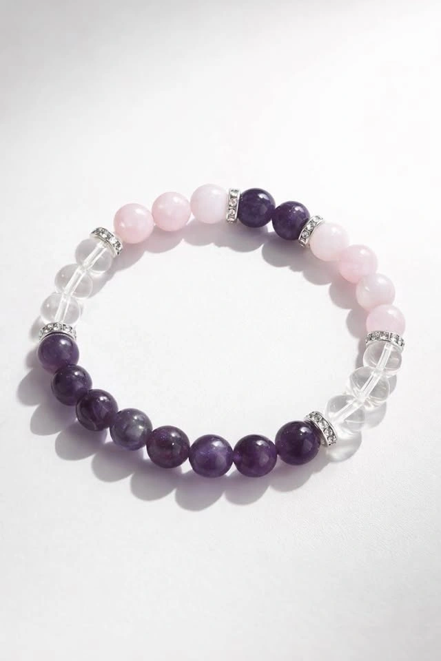 Purple Harmony Gemstone Bracelet – Love, Calm & Gentle Energy
