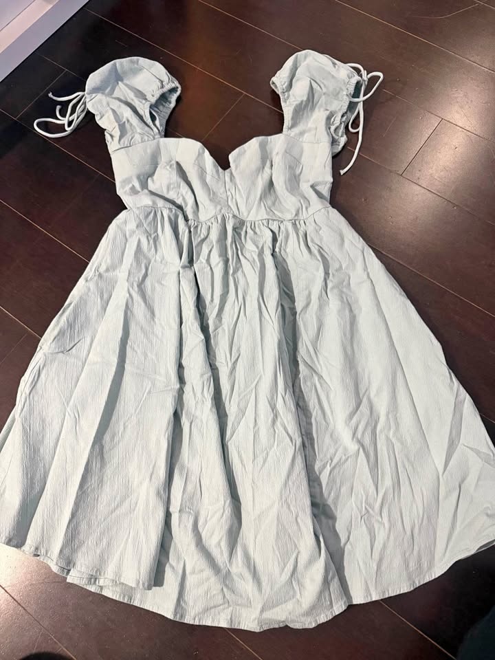 Abercrombie light blue dress - photo 2