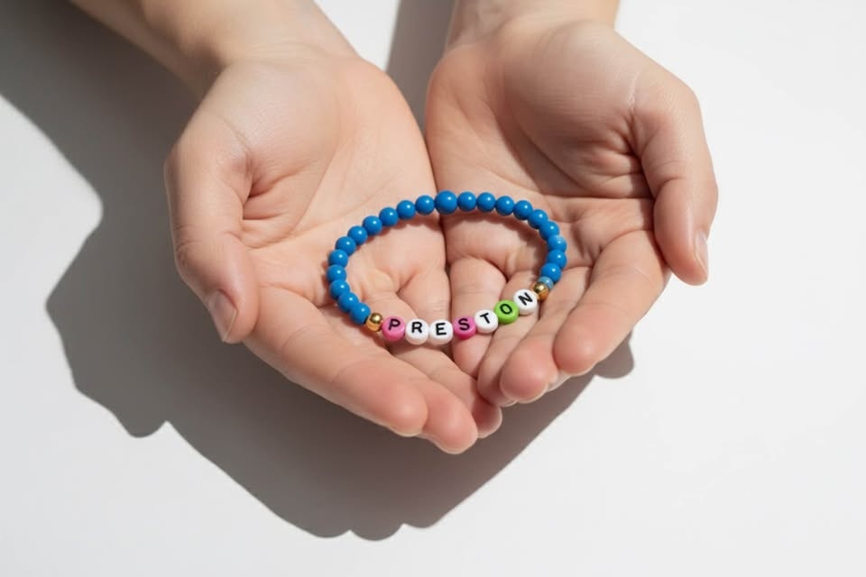 Handmade Custom Name Bracelet for Kids - photo 4