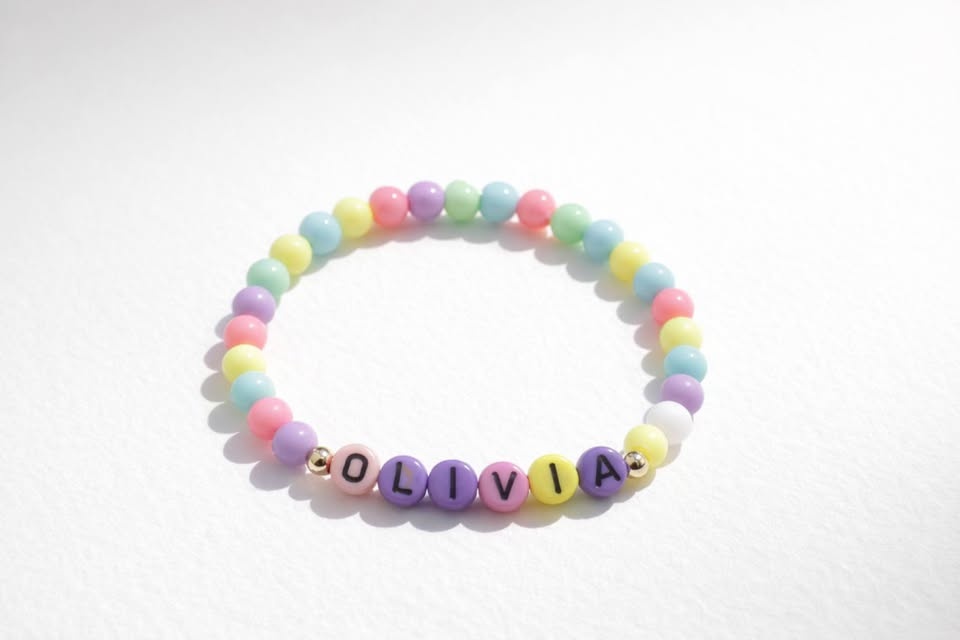 Handmade Custom Name Bracelet for Kids - photo 5