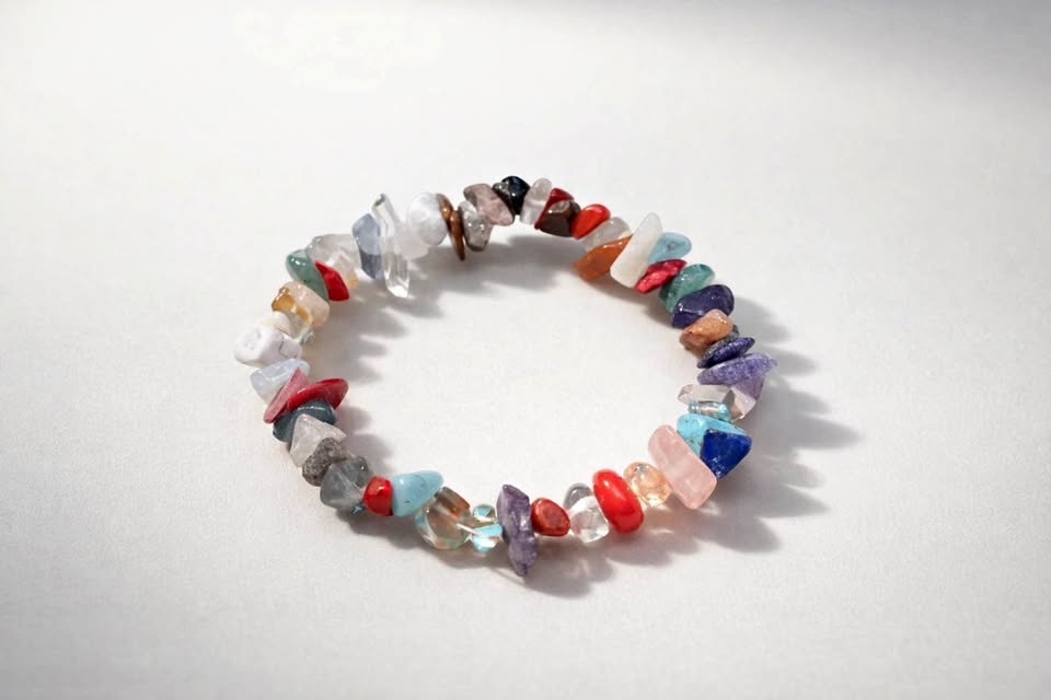 Luxe Multistone Gem Chip Bracelet