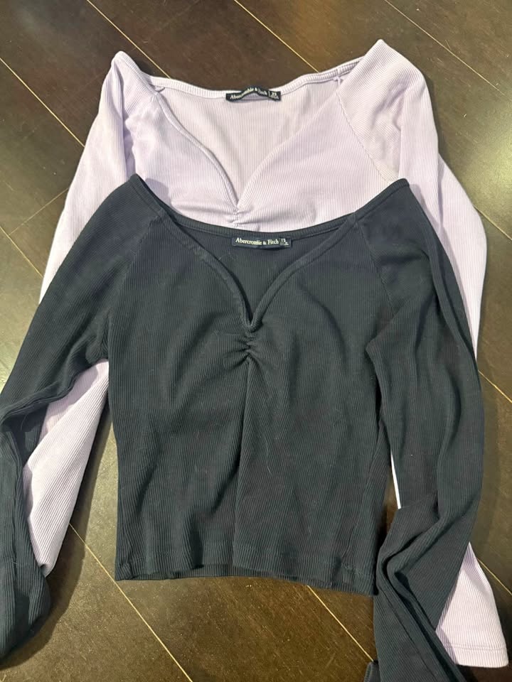 Abercrombie Long Sleeve Shirts Bundle - Size XS
