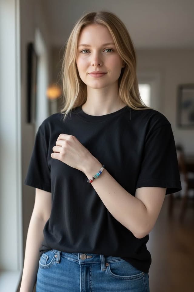 Luxe Spectrum Lava & Gemstone Diffuser Bracelet - photo 3