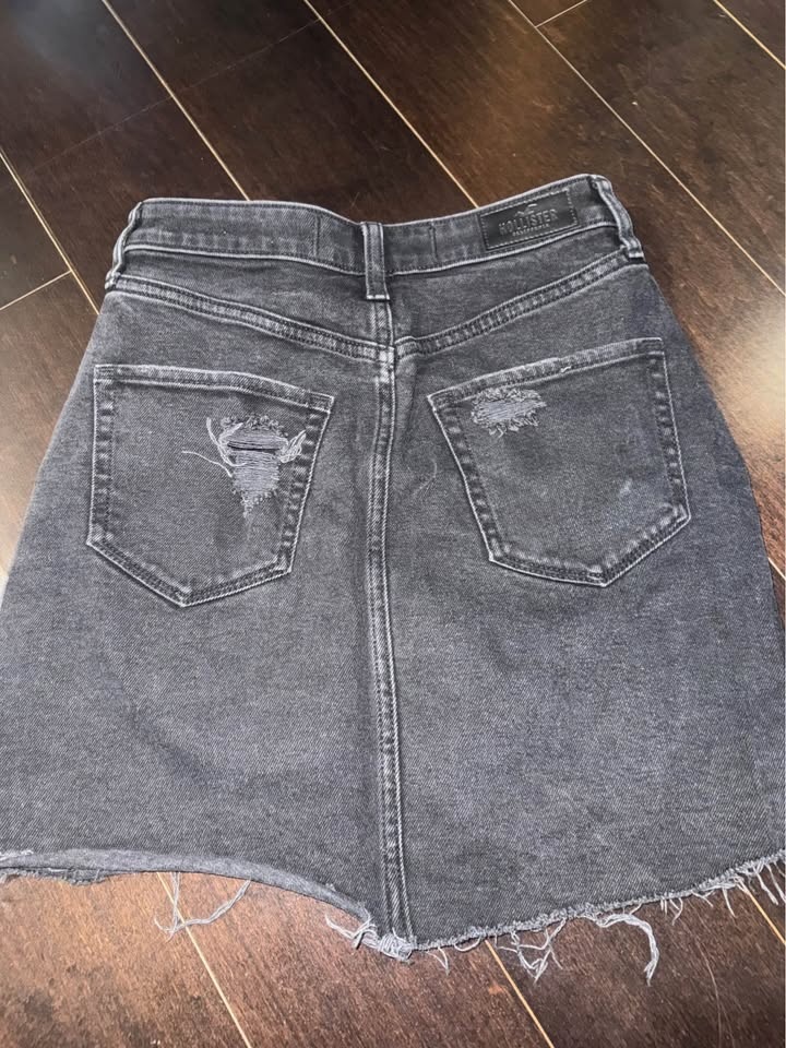 Black Jean skirt size 25w - photo 2