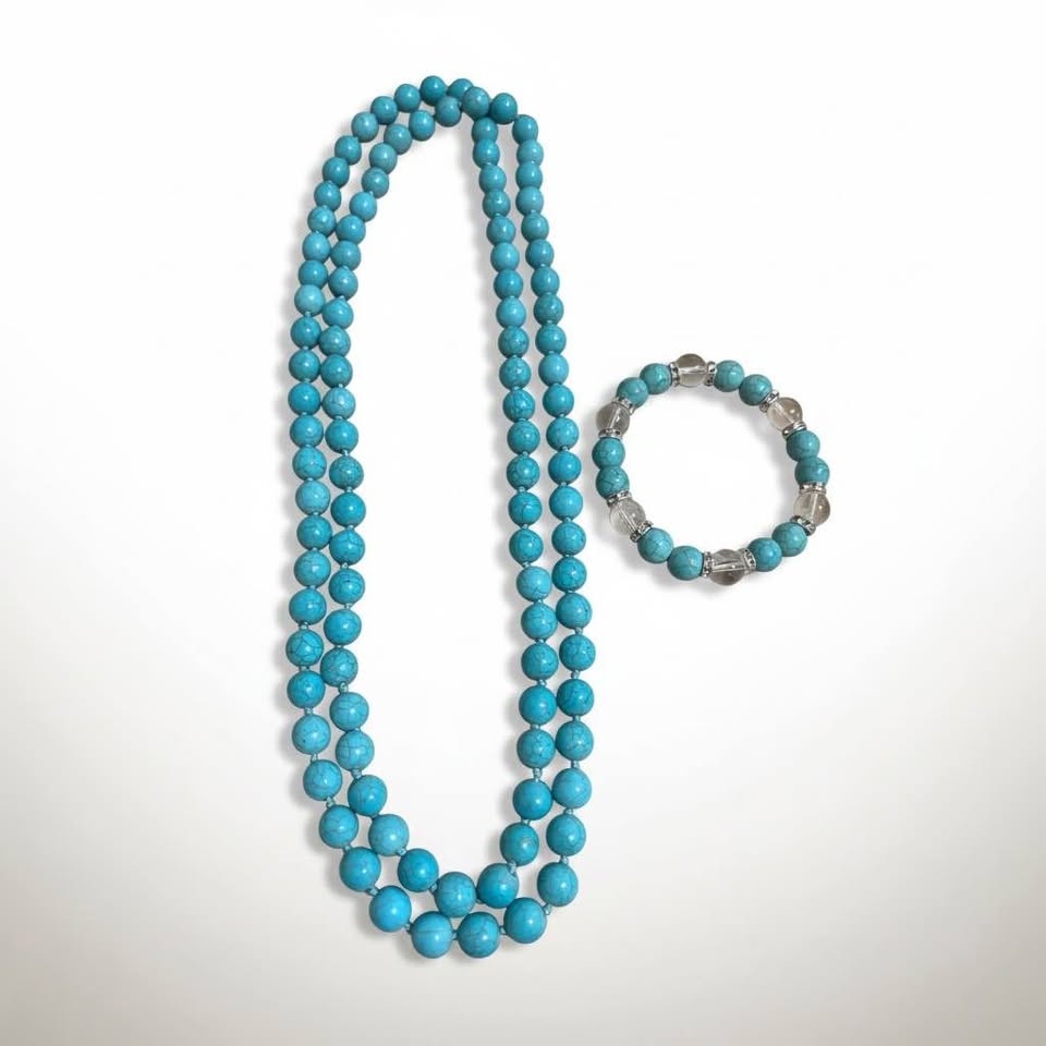 Serenity in Turquoise Necklace & Bracelet Set - photo 2