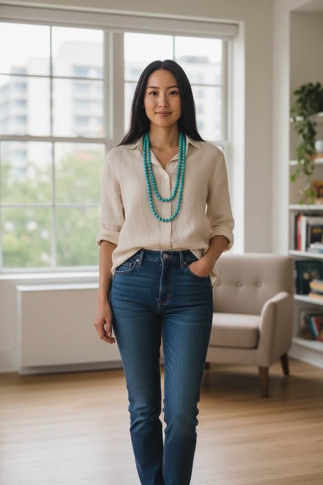 Serenity in Turquoise Necklace & Bracelet Set - photo 3
