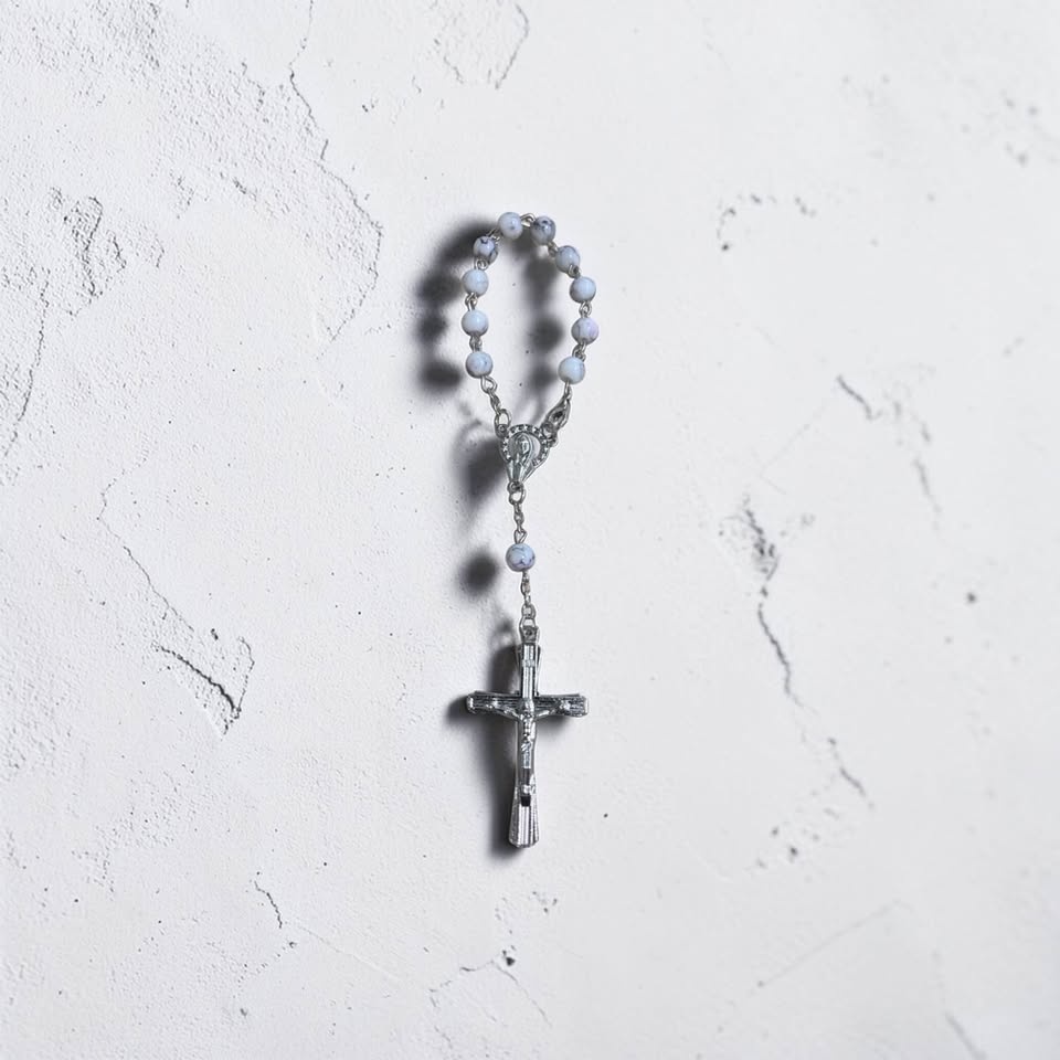 Mini Catholic Rosary — Vintage Grace, Many Colours - photo 5