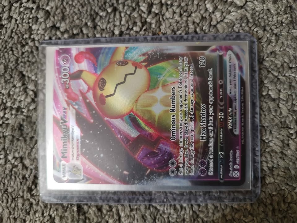 Sylveon + Mimikyu Vmax Pokemon Cards - photo 2