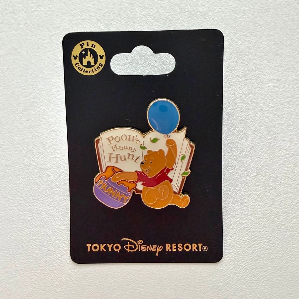 Tokyo Disneyland Winnie the Pooh Pin Rare Authentic