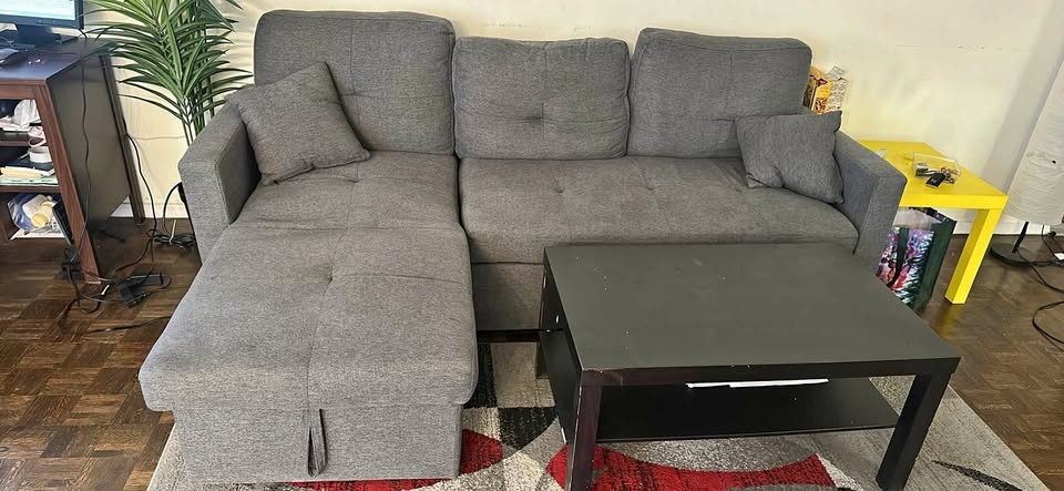 Move out sale - L- shaped sectional couch