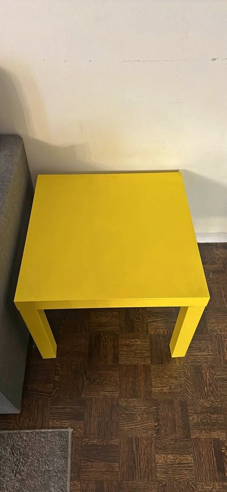 Yellow Side Table / Coffee Table