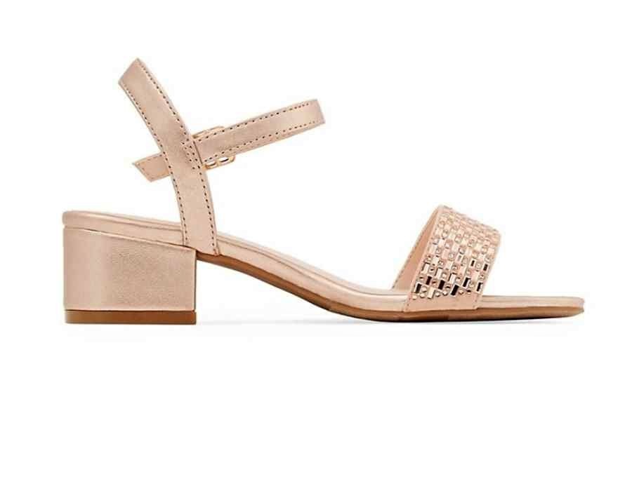 Girls rose gold sandal from Aldo