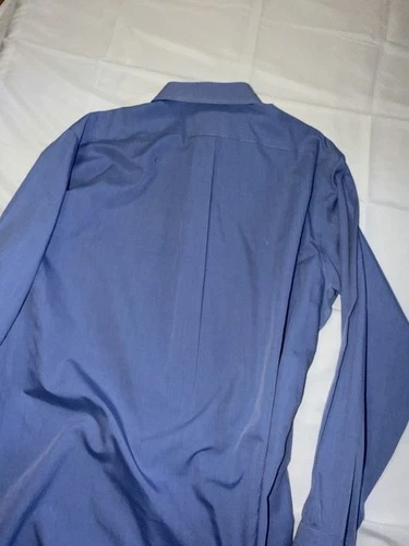 Brooks Brothers Classic Blue Men's Dress Shirt Size 17-35 - photo 5