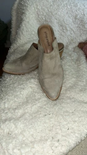 LNWOT Jeffrey Campbell Favela Mule Slides Tan Beige Pointy Toe S - photo 2