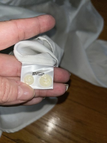 Peter Millar Crisp White Dress Shirt, 95% Cotton, XL - photo 4