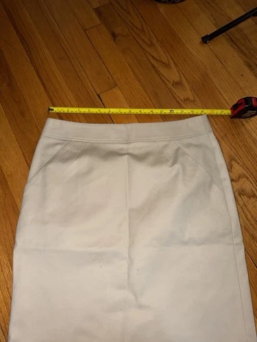 Banana Republic Linen Pencil Skirt Size 8 Cream Oatmeal - photo 2