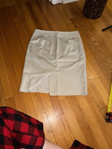 Banana Republic Linen Pencil Skirt Size 8 Cream Oatmeal - photo 3