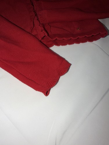 Abel & Lula Cozy Red Kids Jacket with Faux Fur Collar Size 5T - photo 5