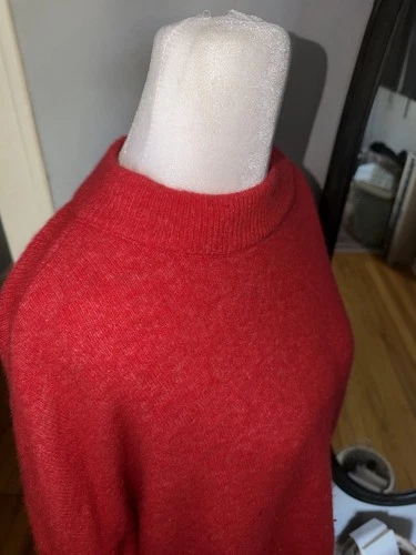 Anthropologie Pilcro Vibrant Red Cowl Neck Sweater Size S - photo 2