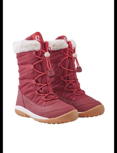 Reima Red Winter Boots Fur Trim Girls Size 12-12.5 - photo 2