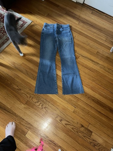 The Loft Slim Flare Medium Wash High Rise Jeans Size 29