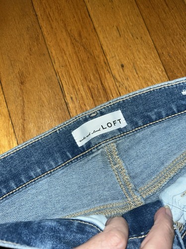 The Loft Slim Flare Medium Wash High Rise Jeans Size 29 - photo 5