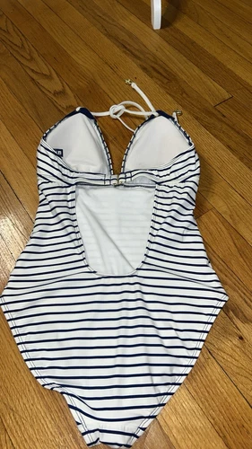 Sperry Top-Sider One Piece Navy White Swimsuit NWT Small - photo 4
