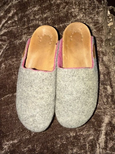 Mephisto Mobils Thea Wool Clogs EU 35 Women's Gray Mule Shoes - photo 2