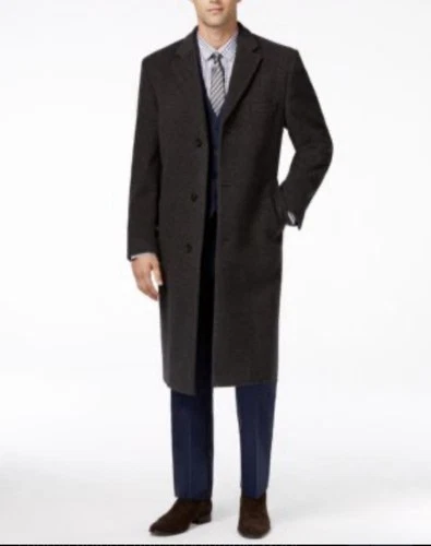 Ralph Lauren Men's Classic Cashmere Overcoat - 40R Black Label