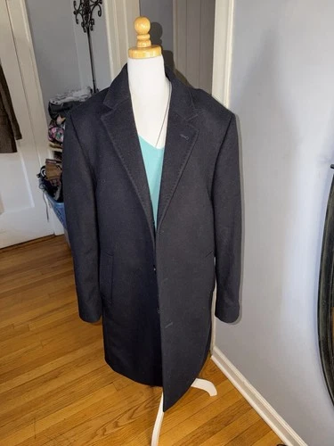 Ralph Lauren Men's Classic Cashmere Overcoat - 40R Black Label - photo 2