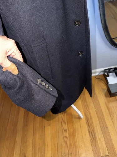 Ralph Lauren Men's Classic Cashmere Overcoat - 40R Black Label - photo 5