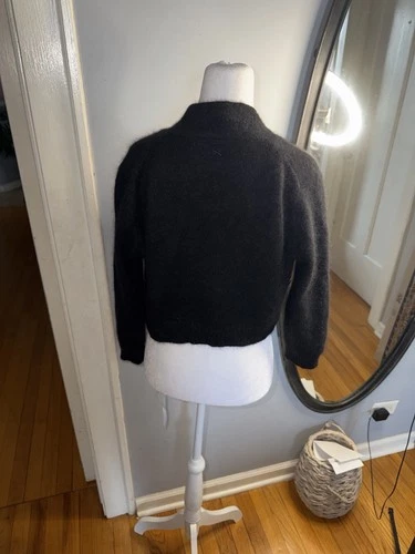 Calvin Klein Black Women's Cardigan (Angora/Nylon Blend) - photo 3