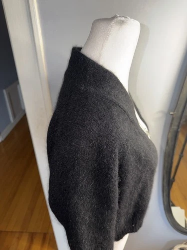 Calvin Klein Black Women's Cardigan (Angora/Nylon Blend) - photo 4