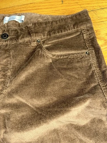 LL Bean Signature Women's Corduroy Brown Pants Size 8 Straight L - photo 3