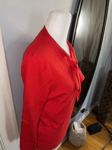 Boden Scarlet Knit Top with Bow Accent - photo 5