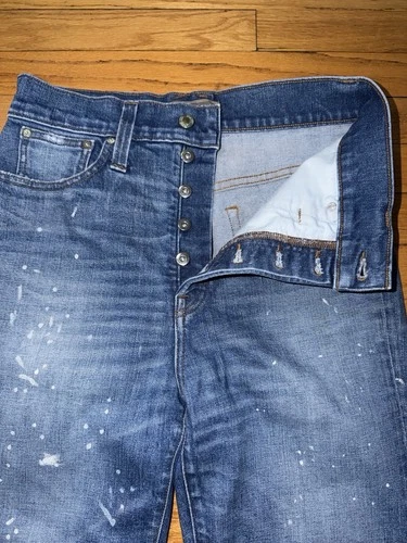 Point Sur Denim Women's Distressed Blue Flare Jeans Size 28 - photo 2