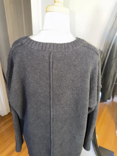 ANRABESS Women's Size Small Fall Waffle Knit Pullover Sweater Bl - photo 5