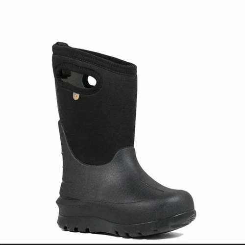 Bogs Kids Black Boots Youths 2 Waterproof Insulated Winter