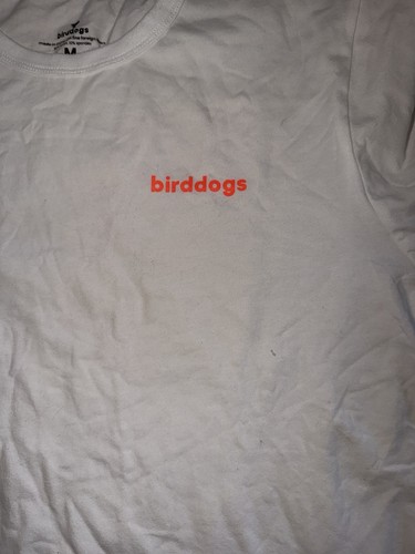 Birddogs T-Shirt Mens Medium Hummingbird White Stretch Casual Da - photo 3