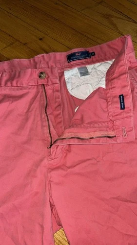 VINEYARD VINES Men's Pink Chino Shorts Size 38 - photo 4