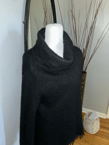 Anthropologie Akemi Kin Women's Turtleneck Sweater Fringe Bottom - photo 2