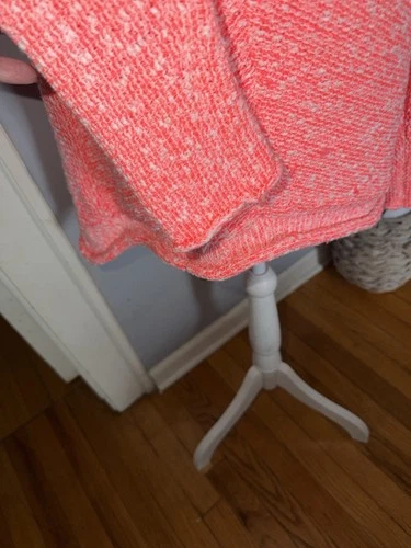 Free People Coral Neon Off-the-Shoulder Sweater Size M - photo 5