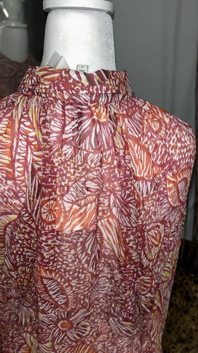 Joie Floral Silk Blouse - Size S - photo 5
