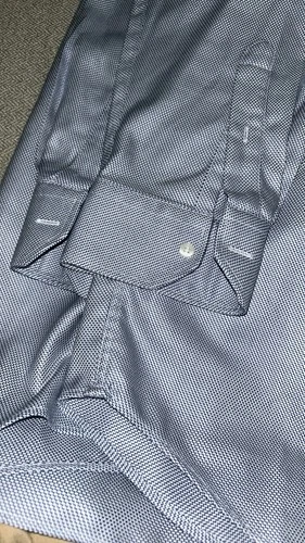 Hart Schaffner Marx Pima Cotton Dress Shirt 17/35 blue button up - photo 5